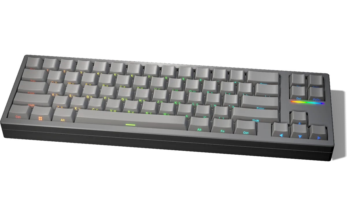 IO Custom 68, светло-серебристая расцветка